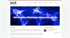 Desktop Screenshot of beox.com
